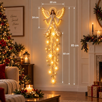 Angel Blessing Starfall Wall Light – Heavenly Christmas Wall Decor(🎁Buy 2 Free Shipping)