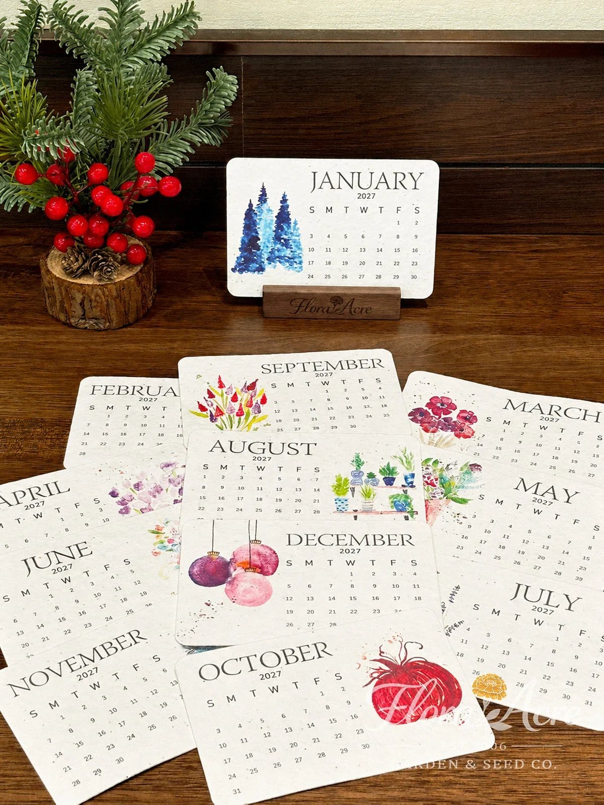 ✨Early Holiday Sale 50% OFF🌱Eco-Friendly Plantable “Timeless” Seed Calendar 2027