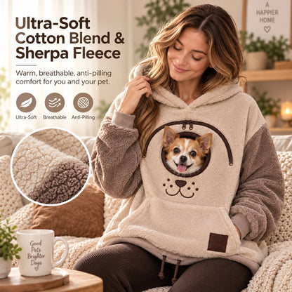 🐾 Cozy Pet Carrier Hoodie — Built-In Pouch for Cats & Small Dogs(🎁Buy 2 Free Shipping)