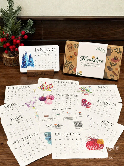 ✨Early Holiday Sale 50% OFF🌱Eco-Friendly Plantable “Timeless” Seed Calendar 2027
