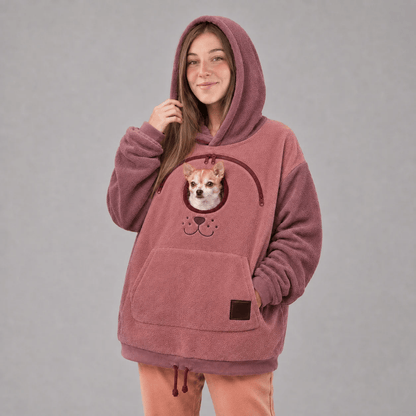🐾 Cozy Pet Carrier Hoodie — Built-In Pouch for Cats & Small Dogs(🎁Buy 2 Free Shipping)